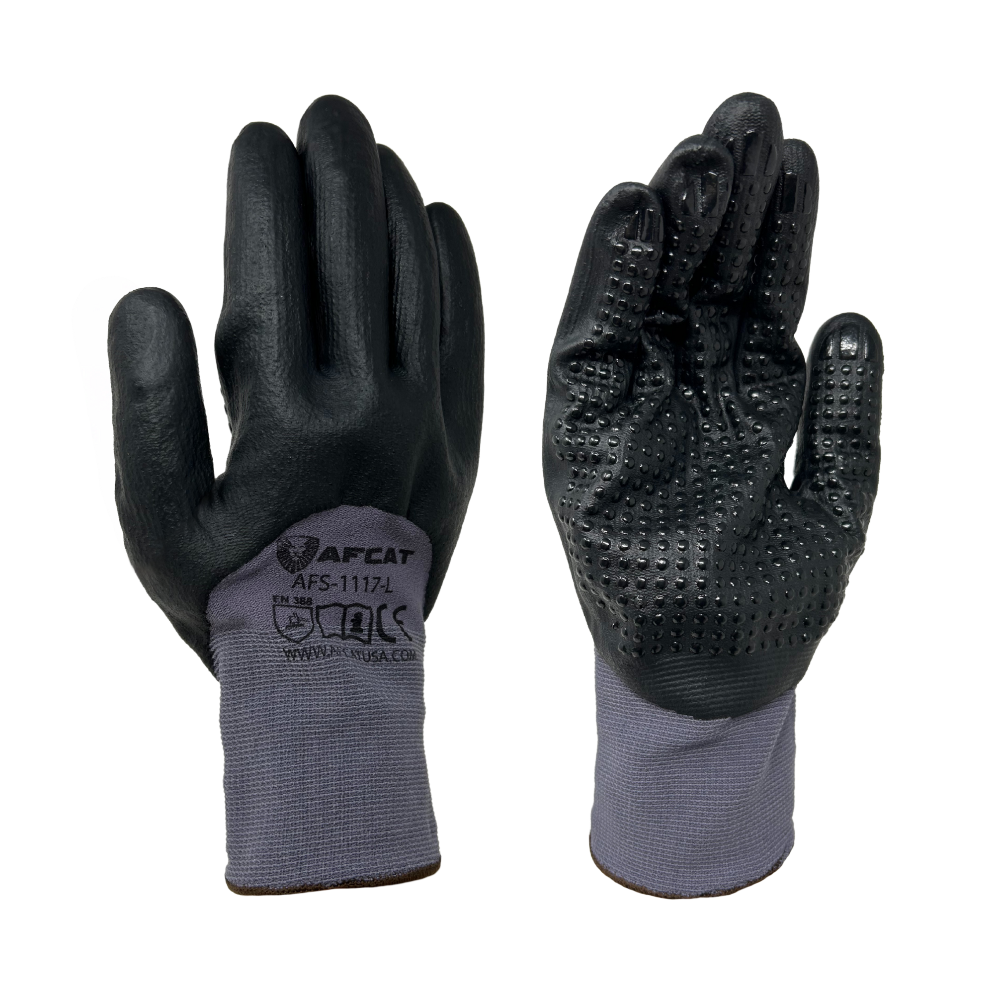 AFCAT Dotted Palm Fiberglass Gloves